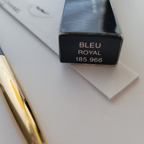 Chanel Crayon Smudge Eyeliner PENCIL BLEU ROYAL Full Size w Sharpener NO SMUDGER - Picture 3 of 10